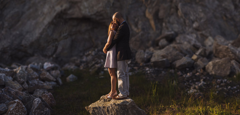 Brenizer Method Engagement Photo