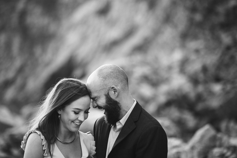 Laughing Engagement Photo