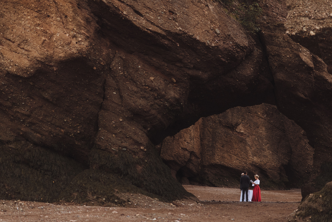 Hopewell Rocks Wedding