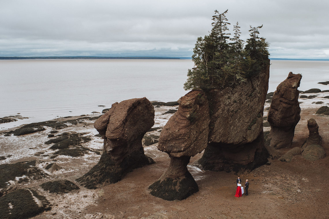 Hopewell Rocks Elopement – New Brunswick